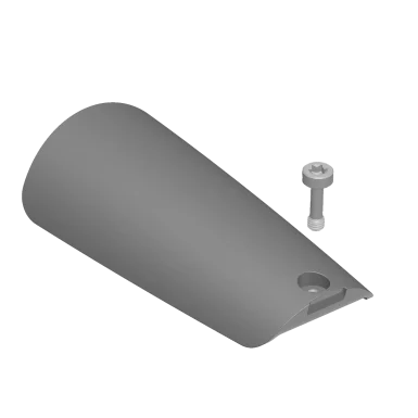 Conical eFoil Fuselage Cover - Silver pour Fliteboard